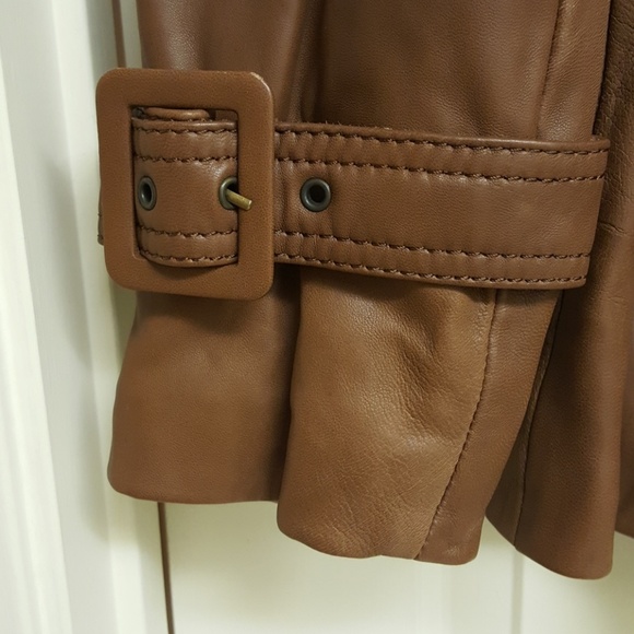 Brown Jones New York genuine leather jacket - Picture 4 of 8